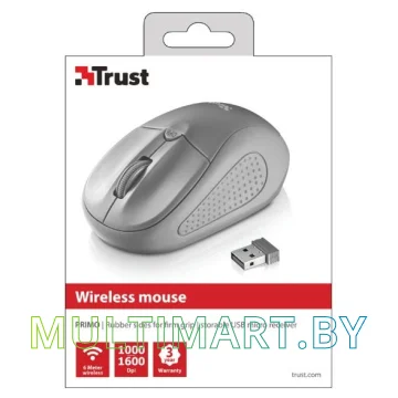 Мышь Trust Primo (серый) картинка 5